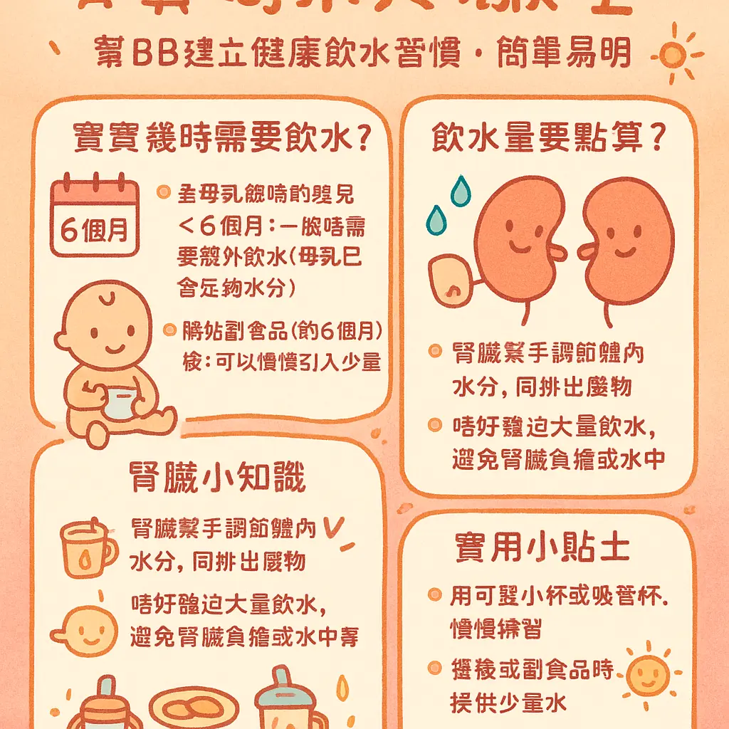 寶寶練習喝水 - 腎臟