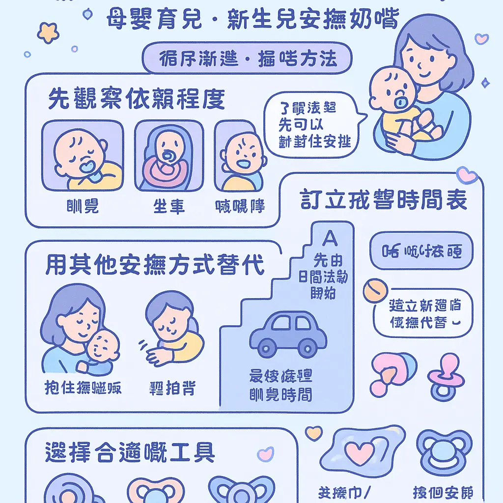 新生兒安撫奶嘴 - 母嬰育兒