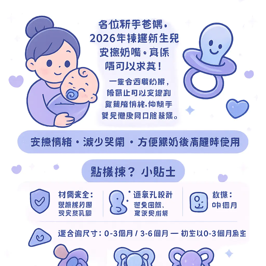 新生兒安撫奶嘴 - 安撫奶嘴