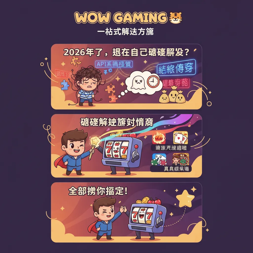 Wow Gaming 一站式解決方案與 API 系統集成