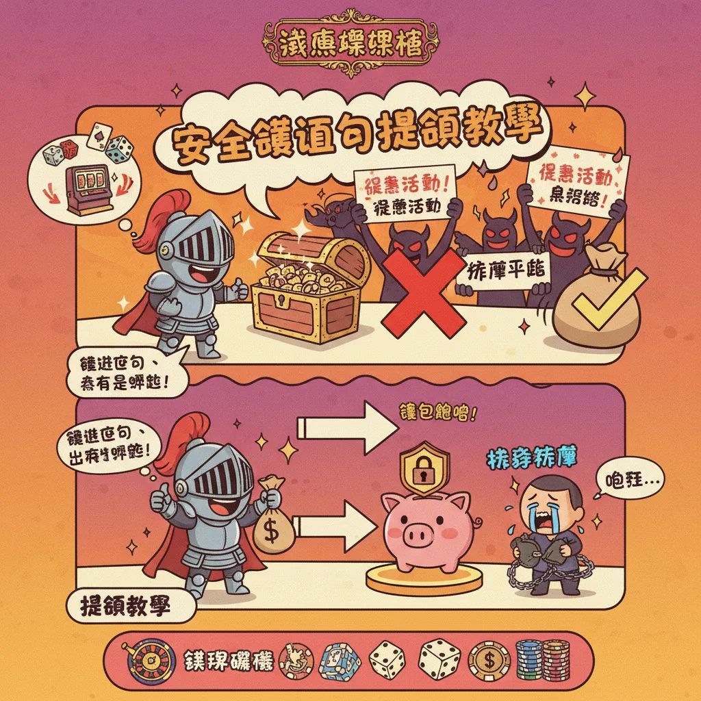 安全儲值與提領教學
