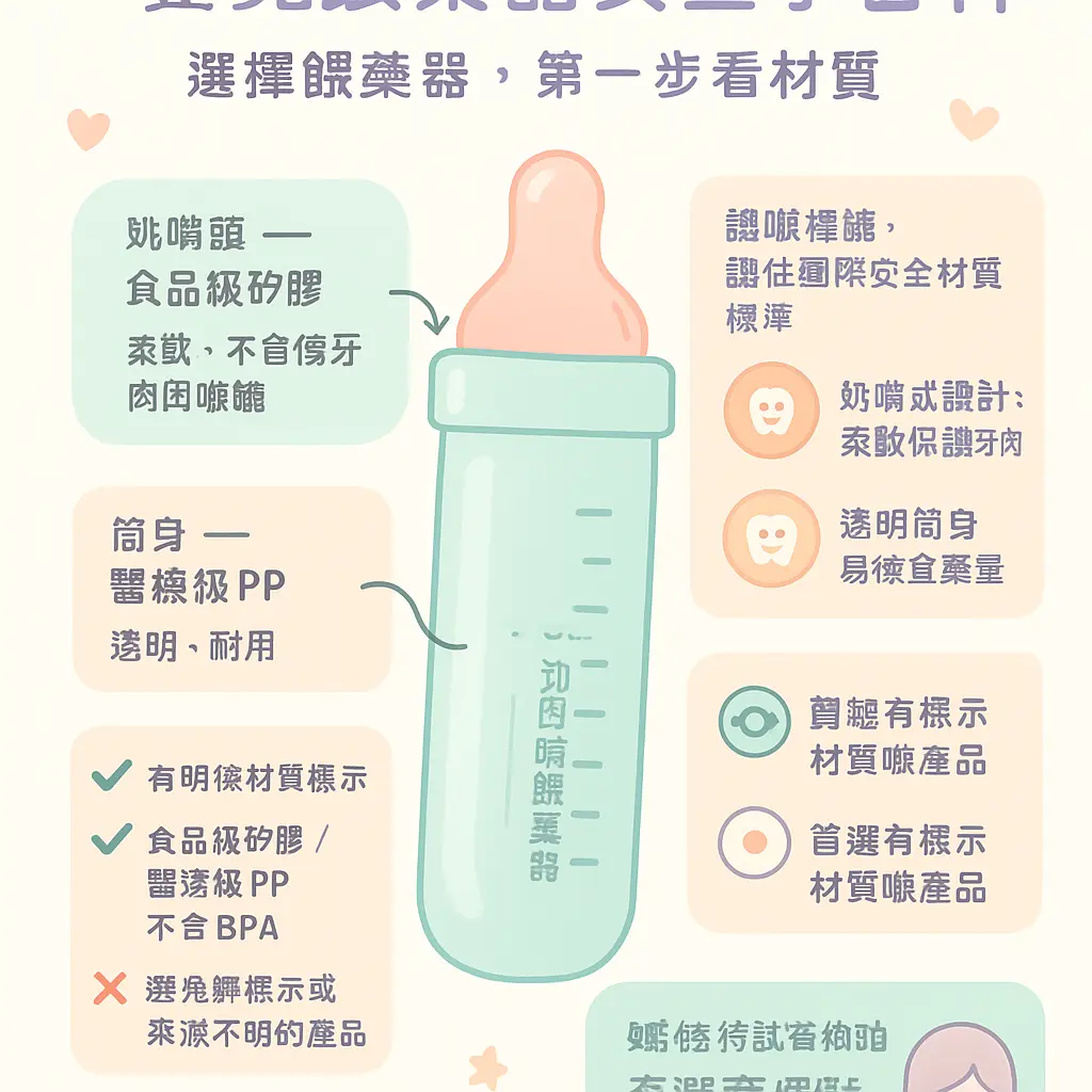 嬰兒餵藥器 - 臺灣知母時