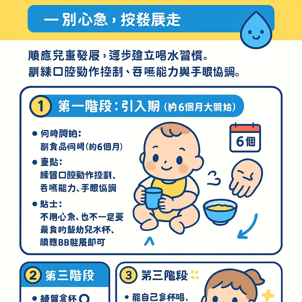 寶寶練習喝水 - 衛福部