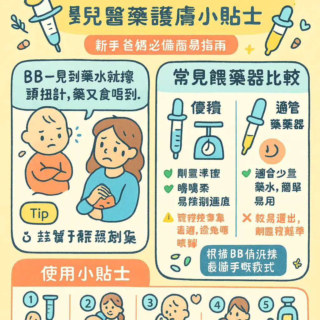 嬰兒餵藥器 - 嬰兒醫藥護膚