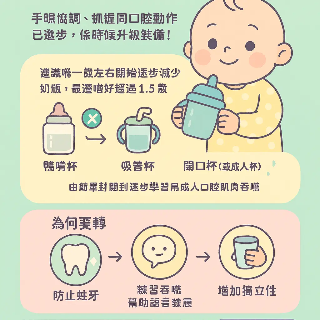 寶寶練習喝水 - 嬰兒